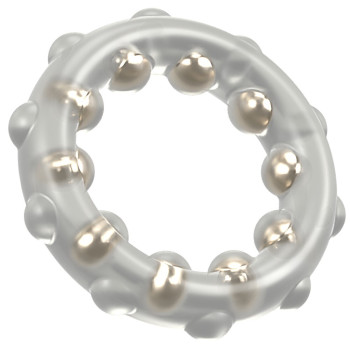 Cock Ring with Metal Balls