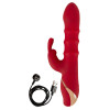 Rabbit Vibrator with 3 Moving Rings