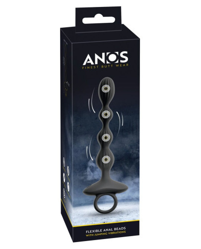 Flexible Anal Beads with Jumping Vibrations