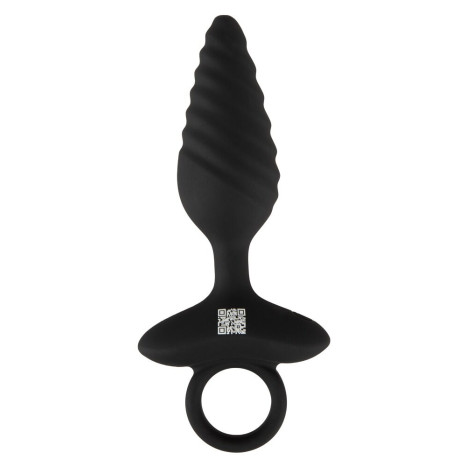 Flexible Butt Plug Twisted Design with Vibrations