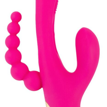 Triple Vibe With Flicking Tongue