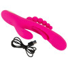 Triple Vibe With Flicking Tongue