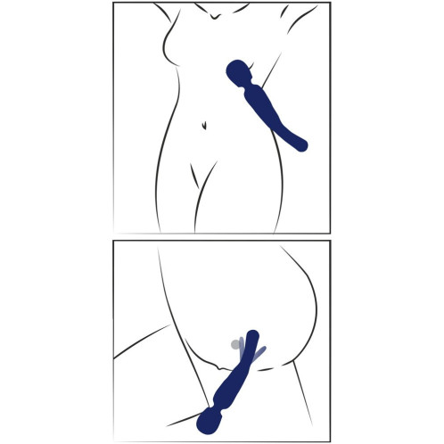 2in1 Wand with Flicking Tongue