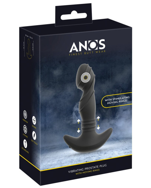 Vibrating Prostate Plug with Moving Rings