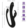 Rabbit Vibrator with G-Spot/Anal Tickler