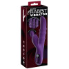 Nodding Rabbit Vibrator with 3 Moving Rings
