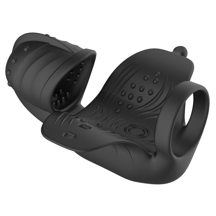 Cock Vibrator with Elliptical Moving Glans Stimulator