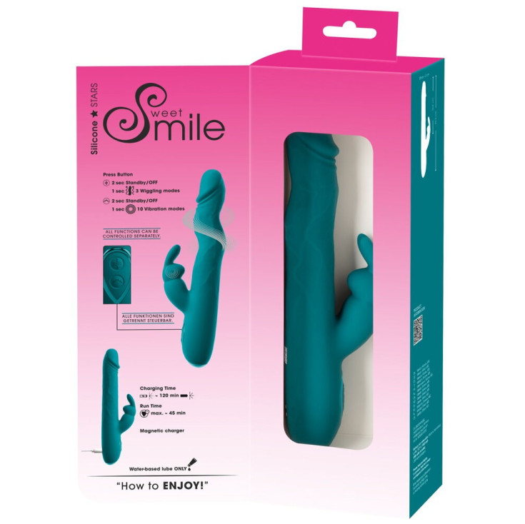 Rabbit Vibrator with Wiggling Function