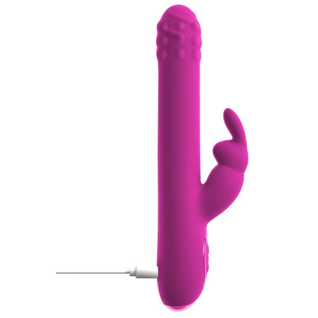 Rabbit Vibrator with Rotation and Thrust Function