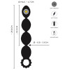 Flexible XL Anal Beads with Deep Vibrations