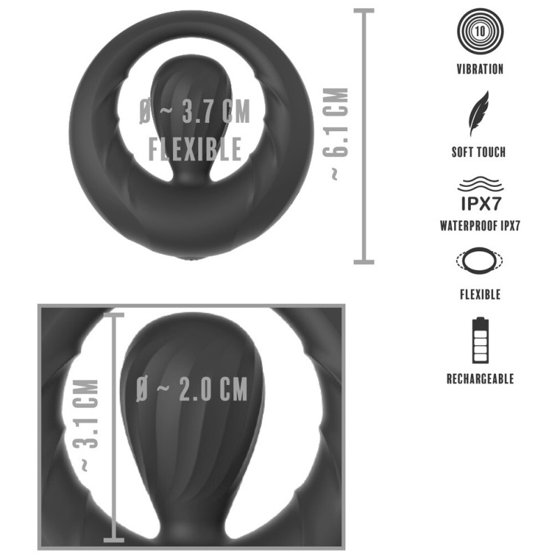 Cock Ring With A Vibrating Stimulator