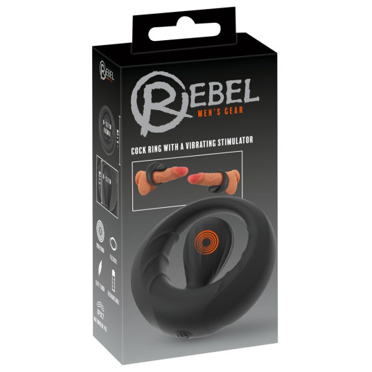 Cock Ring With A Vibrating Stimulator