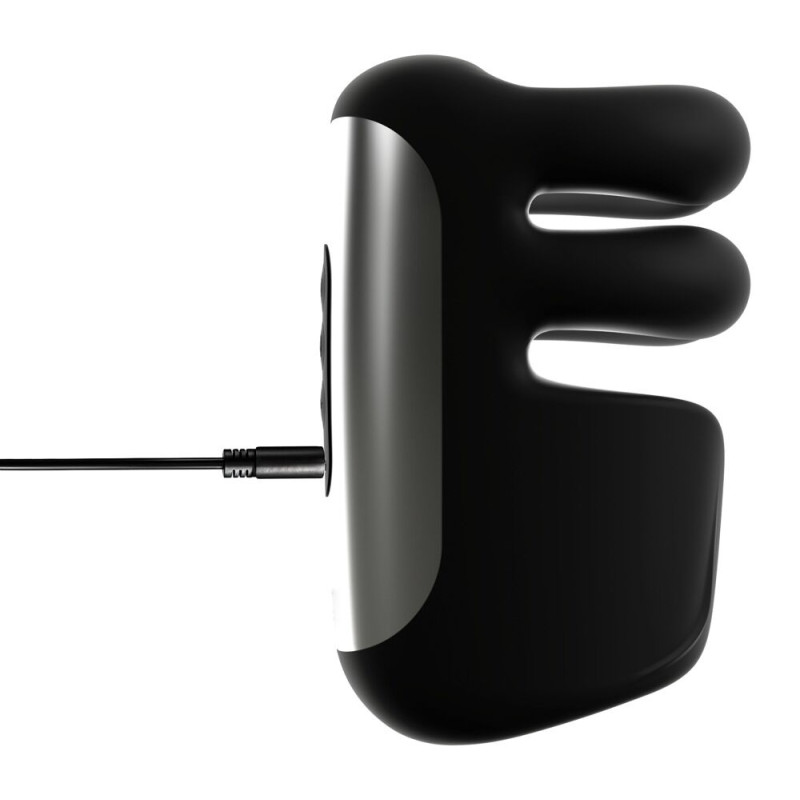 Pulsating & Vibrating Masturbator With Opening & Closing Arms