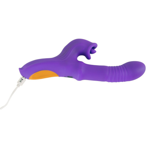 Thrusting Vibrator with a Moving Ring