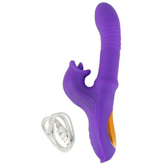 Thrusting Vibrator with a Moving Ring