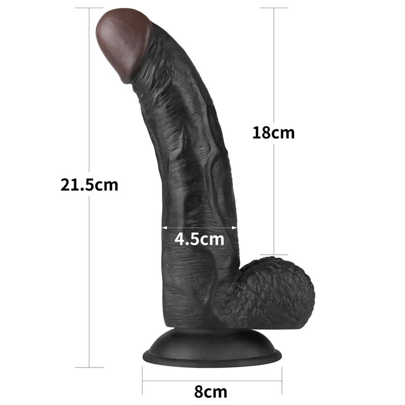 Adjustable Strap On with Dildo 8.5"