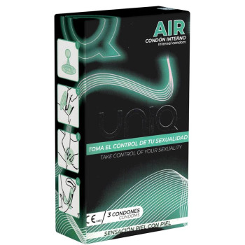  Air Female Condoms without Latex 3 pcs