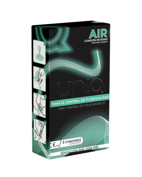  Air Female Condoms without Latex 3 pcs