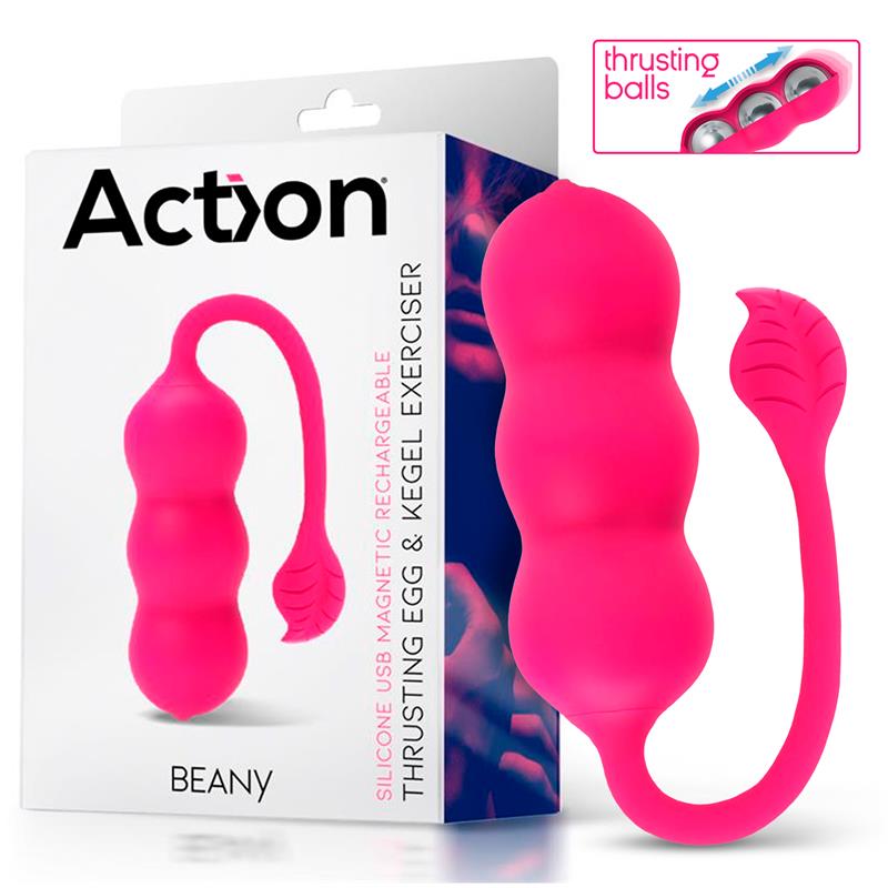  Beany Vibrating Egg and Kegel Exerciser USB Silicone