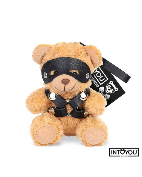 Bearly Keychain BDSM Teddy Bear with Chest Harness