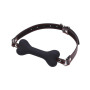  Bone Gag Ball Silicone 12 cm Black