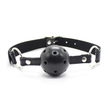  Breathable Ball Gag 4.5 cm Black