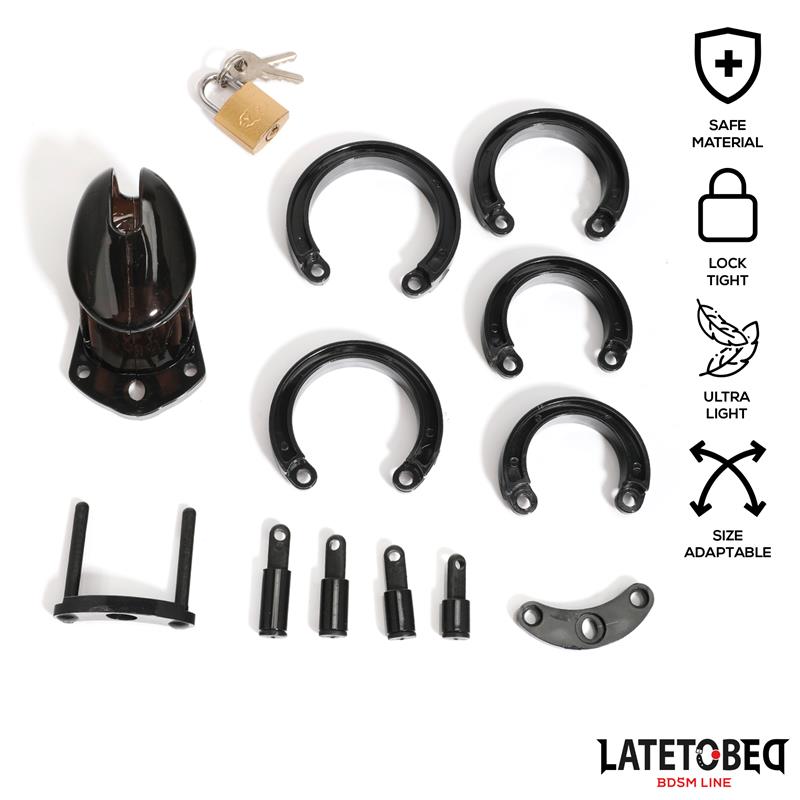  Chastity Penis Cage Short Black