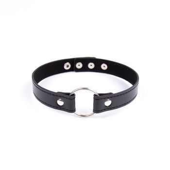  Collar with Hoop Adjustable 38.2 cm Black