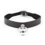  Collar with Hoop and Bell Black