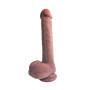 Dildo with Vibration, Thrusting and heating 28 cm