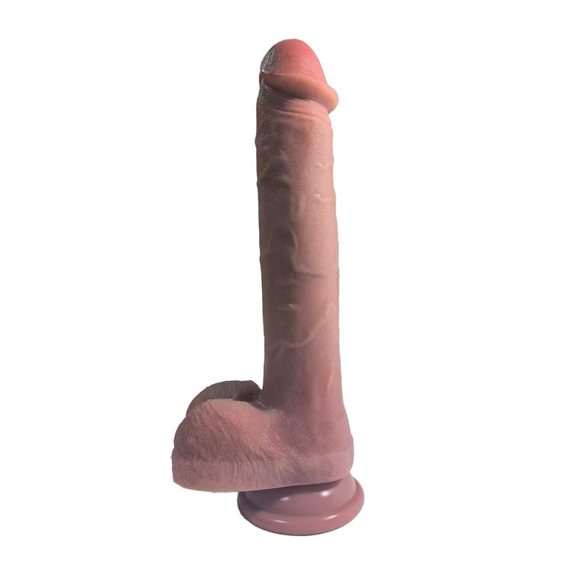 Dildo with Vibration, Thrusting and heating 28 cm