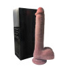 Dildo with Vibration, Thrusting and heating 28 cm