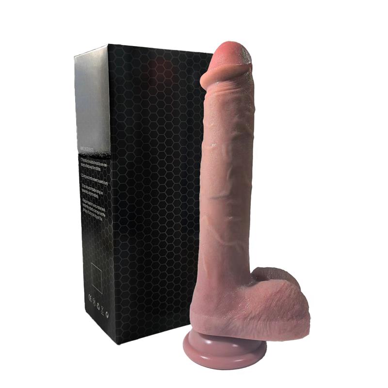 Dildo with Vibration, Thrusting and heating 28 cm