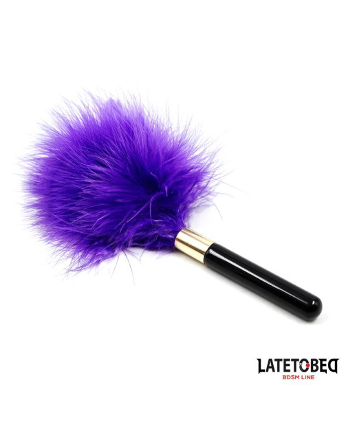  Feather Tickler Mini Purple 18cm