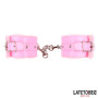 Furry Wrist Cuff Pink