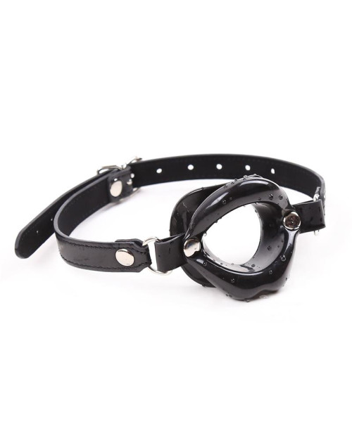  Gag Ball Mouth Shaped Black