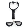  Gag Ball with Hand Cuff Black