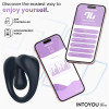  Kenny Penis Ring with Clitoris Stimulator and APP Night Blue