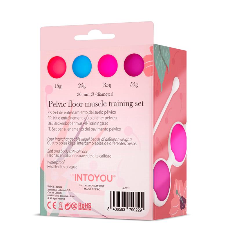  Kit 4 Kegel Balls Silicone