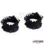  Lace Elastic Wrist Restraints Black