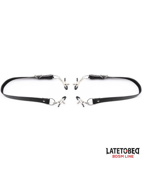  Leg Bondage Strap with Clitoris Clamps