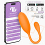  Logan Vibrating Egg with App Unibody Silicone Orange