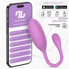  Logan Vibrating Egg with App Unibody Silicone Purple