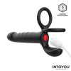 Magnor Dildo with Double Ring and Balls Stimulator