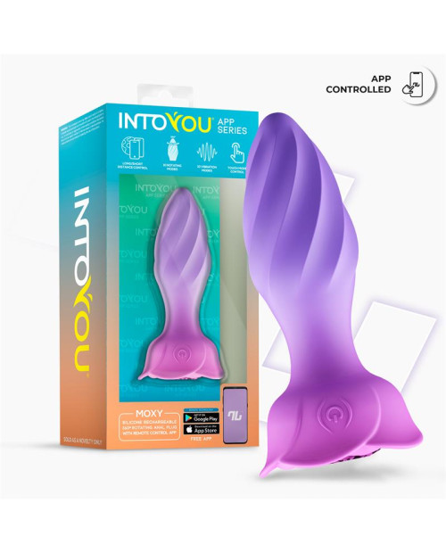  Moxy Butt Plug with Rotation 360º with App