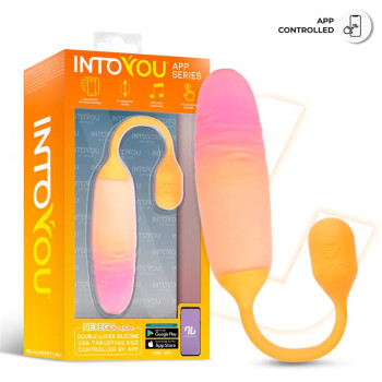NexEgg Motion Vibrating Egg with Thrusting App Orange/Pink