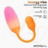 NexEgg Vibrating Egg Double Silicone Layer App Orange/Pink
