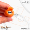 NexEgg Vibrating Egg Double Silicone Layer App Orange/Pink