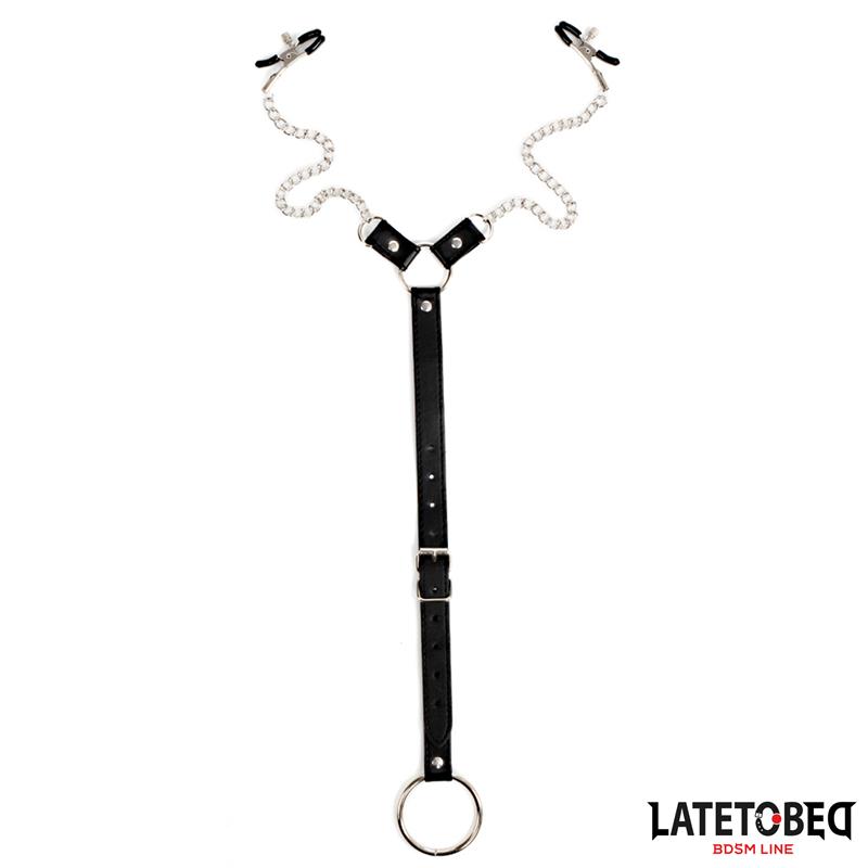  Nipple Clamps With Penis Ring