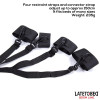 Nylon Velcro Bed Restraints with Plastic Hook